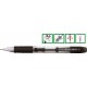 Creion mecanic rubber grip, 0,5mm, varf metalic, PENAC Side 101 - negru