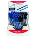 Display 72 creioane mecanice plastic PENAC Non-stop - asortate (36 x 0,5mm, 36 x 0,7mm)