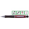 Creion mecanic de lux 0,7mm, accesorii metalice cromate, PENAC Sir Chrome - rubin