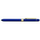 Pix multifunctional de lux PENAC Slim, in cutie cadou, corp bleumarin - accesorii aurii