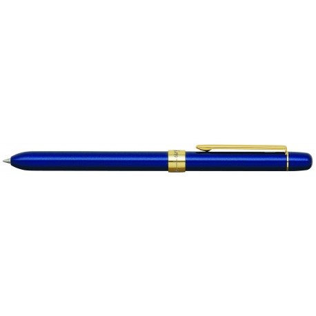 Pix multifunctional de lux PENAC Slim, in cutie cadou, corp bleumarin - accesorii aurii