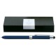 Pix multifunctional de lux PENAC Slim Touch, in cutie cadou, corp bleumarin - accesorii argintii