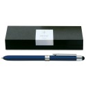 Pix multifunctional de lux PENAC Slim Touch, in cutie cadou, corp bleumarin - accesorii argintii