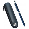 Pix multifunctional de lux PENAC Slim Touch + etui din piele, cutie cadou, corp bleumarin - accesori