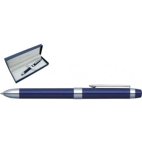 Pix multifunctional de lux PENAC Ele-P, doua culori + creion mecanic 0.5mm - bleumarin