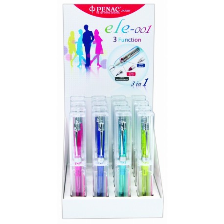 Display 16 pixuri multifunctionale PENAC ELE 001 - asortate (4 x culoare)
