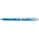 Pix multifunctional PENAC Ele-001, doua culori + creion mecanic 0.5mm - transparent bleu