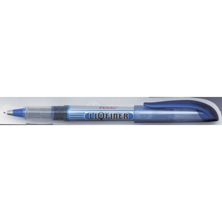 Liner cu cerneala PENAC Liqfiner Medium Point, varf 0.6mm - scriere albastra