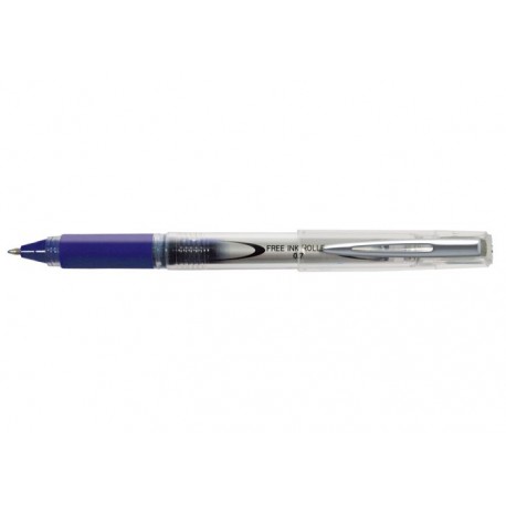 Roller cu cerneala PENAC X101, clema metalica, 0.7mm, ball point - albastru