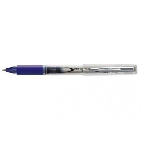 Roller cu cerneala PENAC X101, clema metalica, 0.7mm, ball point - albastru