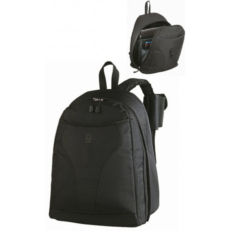 Rucsac din poliester pt. laptop 14 "" de culoare negru Centrixx