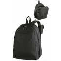 Rucsac din poliester pt. laptop 14 "" de culoare negru Centrixx