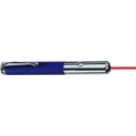 Indicator laser, bleumarin mat, cu clip si cap metalic, 11 x 2 x D1,3 cm
