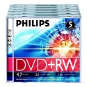 DVD+RW 4.7GB, Jewelcase, 4x, PHILIPS