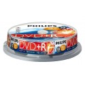 DVD+R 4.7GB, (10 buc. Spindle, 16x) PHILIPS