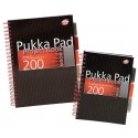 Project Book A4, 100 file 80g/mp, cu spirala dubla, coperti carton rigid, PUKKA City - dictando