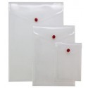 Mapa protectie documente, A5 portrait, cu capsa, 5/set, PUKKA - transparent mat