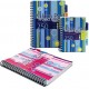 Project Book A5, 125 file 80g/mp, cu spirala dubla, coperti PP, PUKKA Stripes - matematica