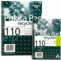 Caiet cu spirala dubla A4, 55 file 80g/mp, coperti carton, PUKKA Recycled - dictando