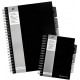 Project Book A5, 125 file 80g/mp, cu spirala dubla, coperti PP rigide, PUKKA Black - dictando