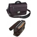 Geanta PIERRE Urban Line, din piele maro, pentru laptop, 28 x 40 x 15cm