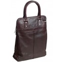 Geanta PIERRE Urban Line, dama, din piele maro, pentru laptop, 40 x 32 x 12cm,
