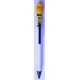 Pix plastic cu mecanism forma ananas - corp alb - scriere albastru