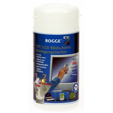 Servetele curat.TFT/LCD,100buc/tub(50umede/50uscate),ROGGE