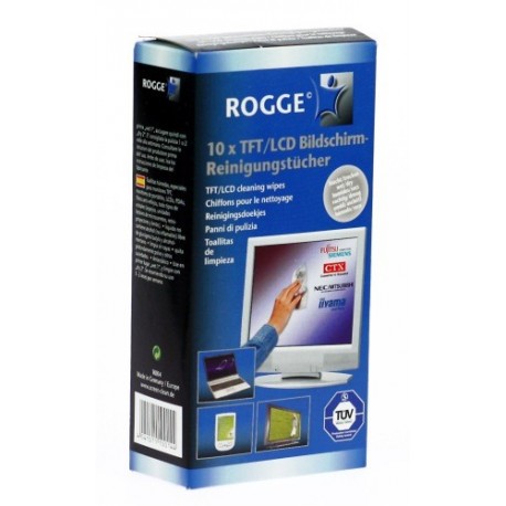 Servetele curat.TFT/LCD,20buc/cut.(10umede/10uscate),ROGGE