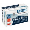Capse RAPID 43/6G textile, 10000 buc/cutie - pentru capsator RAPID Classic K1 Textile