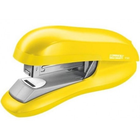 Capsator cu capsare plata, 30 coli, RAPID F30 - galben