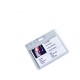 Buzunar plastic orizontal pentru ecuson 90 x 55 mm
