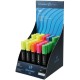 Display 35 textmarkere SCHNEIDER Job - (14 x galben, 7 x verde, 4 x orange, roz, 3 x albastru, rosu