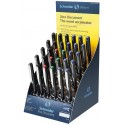 Display SCHNEIDER Xtra Document, 30 rollere cu cerneala 0.3mm - (12x albastru,negru, 3x rosu,verde)