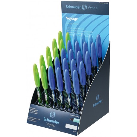 Display SCHNEIDER Voyage, 30 rollere cu cartus - (15 x S-187609, 15 x S-187611)