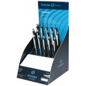 Display SCHNEIDER Contrast XB, 18 pixuri - (9 x corp bleu/negru, 9 x corp negru) - scriere albastra