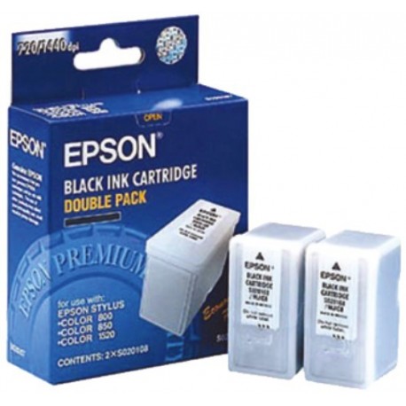 Cartus cerneala neagra Epson Stylus color800/850/1520(2/set)