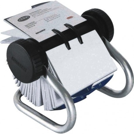 Fisier rotativ pentru 400 carti de vizita 57 x 102mm, ROLODEX - cromat