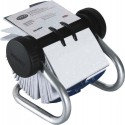 Fisier rotativ pentru 400 carti de vizita 57 x 102mm, ROLODEX - cromat