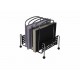 Suport/separator corespondenta, ROLODEX Fusion - negru/chrom