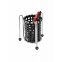 Suport pentru instrumente de scris ROLODEX Fusion - negru/chrom