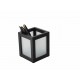 Suport pentru instrumente de scris ROLODEX Shadow - lemn/plexiglas