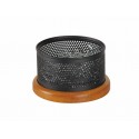 Suport agrafe, ROLODEX Wood & Metal - lemn cires/metal negru