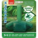 Odorizant solid pentru vasul toaletei ,curata si coloreaza apa / 1000 utilizari - Green