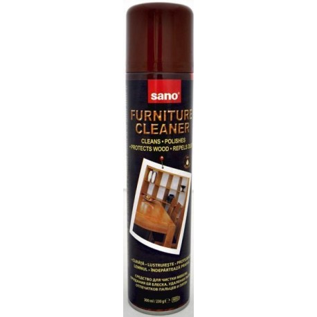 Spray cu silicon ,antistatic pentru mobila,300ml-SANO FURNITURE CLEANER