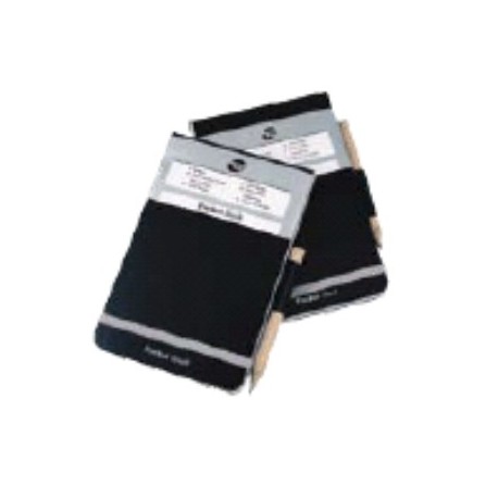 Blocnotes A7, 100 file 60g/mp, coperti carton rigid, cu elastic, + creion, Business Black - dictando
