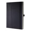 Caiet lux cu elastic, coperti Softwave, A4, 97 file, Conceptum - classic negru - matematica
