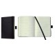 Caiet lux cu elastic, coperti Softwave, A6, 97 file, Conceptum - classic negru - dictando
