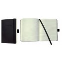 Caiet lux cu elastic, coperti Softwave, A6, 97 file, Conceptum - classic negru - dictando