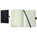 Caiet lux cu elastic, coperti soft, A5(135 x 210mm), 97 file, Conceptum - classic negru - dictando